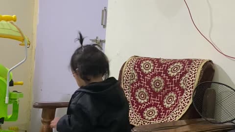 lil boy having fun