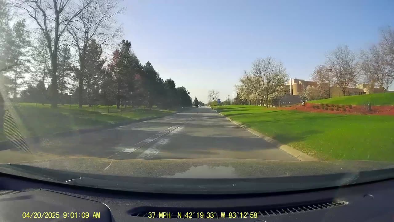 Roundtrip Drive From Levagood Area; To Corewell Hospital, Oakwood Blvd, Dearborn, Michigan, 4/20/25