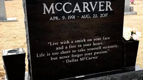 FAMOUS GRAVES - VOL. 553: DALLAS MCCARVER
