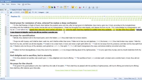 Bible Study Psalms 51 And 52