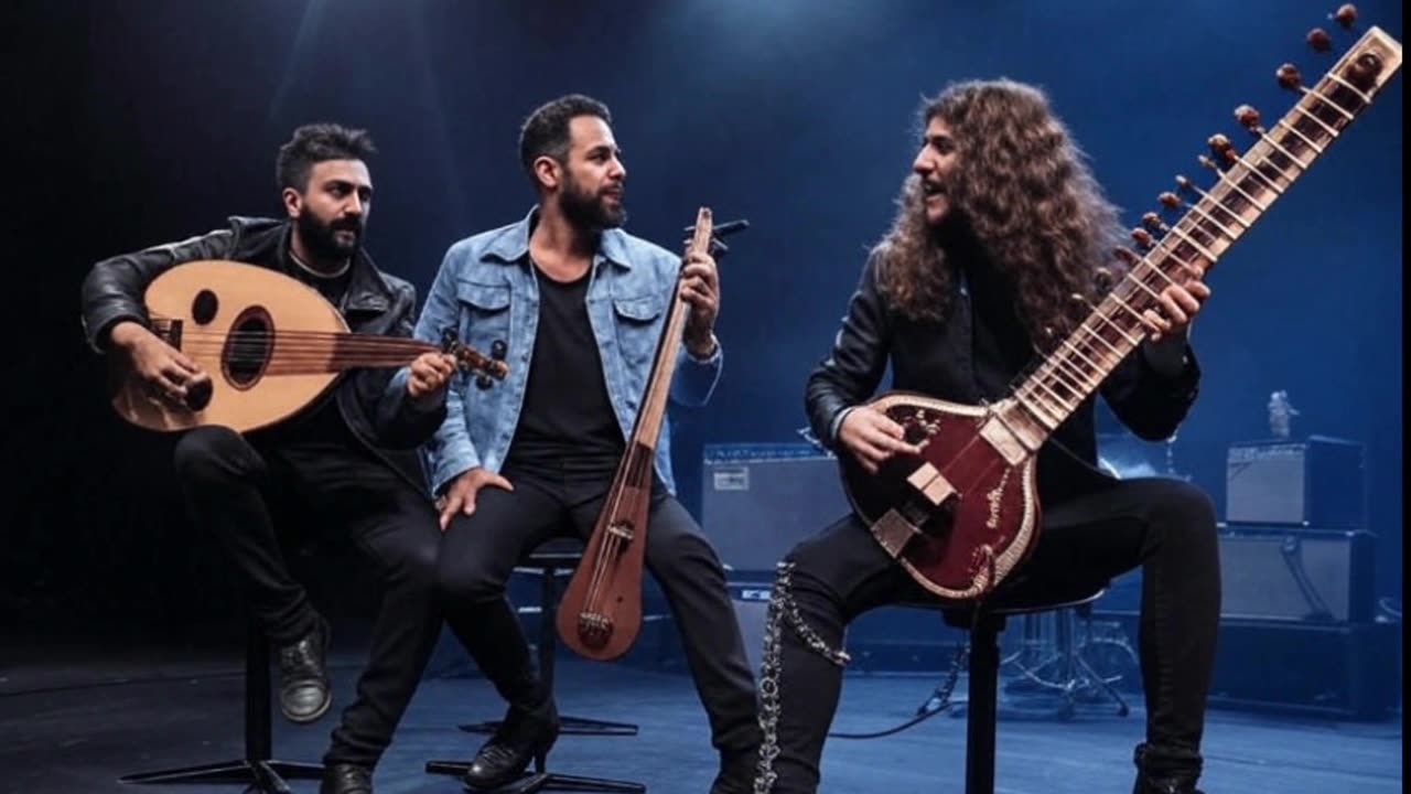 Traditional Middle Eastern Instrumenal Acoustic Rock & Roll Fusion.