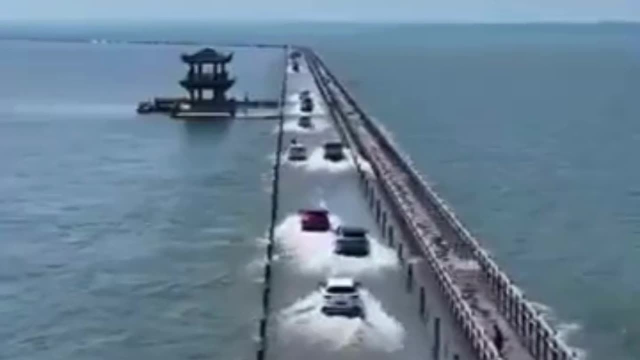 😍Road Sea Bridge in China