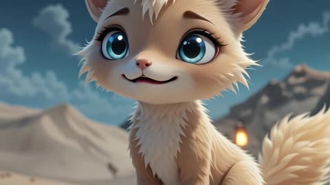 Lumin space cat sings a fairy tale for a child