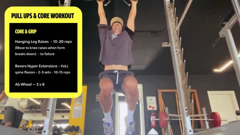 PULL UPS & CORE Training Session