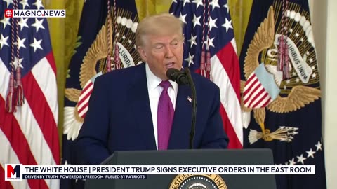 🇺🇸 The White House | President Trump Signs Impactful Executive Orders in the East Room [LIVE]