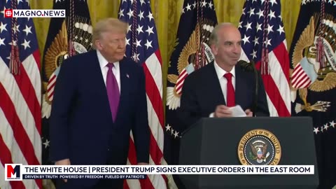 🇺🇸 The White House | President Trump Signs Impactful Executive Orders in the East Room [LIVE]