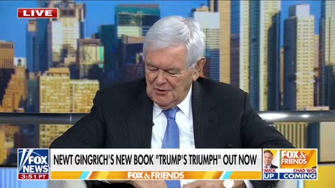 Gingrich satirizes Democrats' most recent Trump jab: "This is"