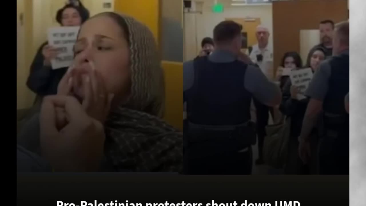 Pro-Palestinian protesters shout down UMD Students Supporting Israel speaker event