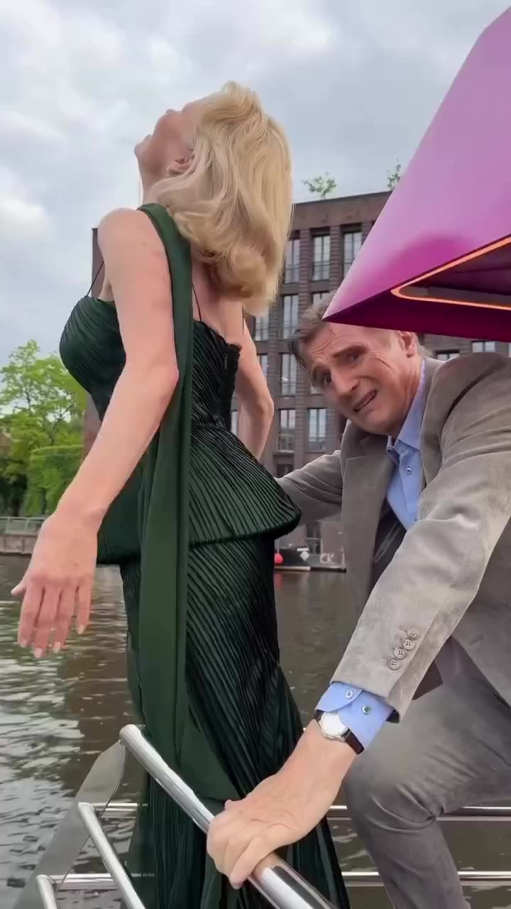 “The Naked Gun” co-stars Pamela Anderson and Liam Neeson