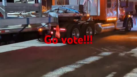ITS ALMOST THAT TIME #reallifetruckers #truckinlifestyle #trucking #reallifetrucker #vote