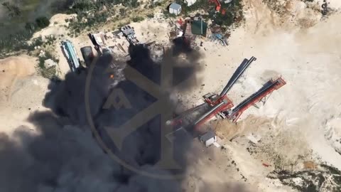 Ukrainian 406th artillery brigade destroys a Russian ammo depot and vehicles