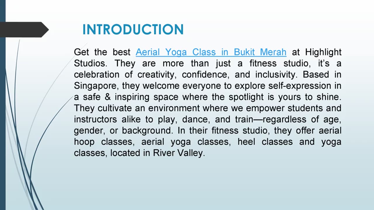 Get the best Aerial Yoga Class in Bukit Merah