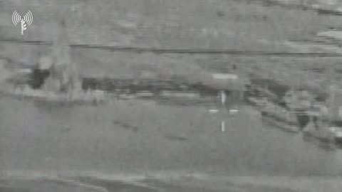 The IDF releases footage from its airstrikes against Houthi targets in Yemen