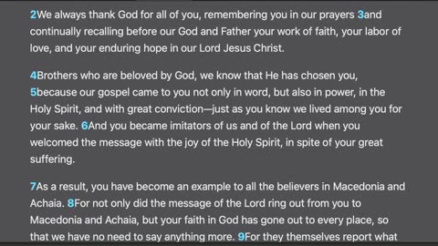 1 Thessalonians 1