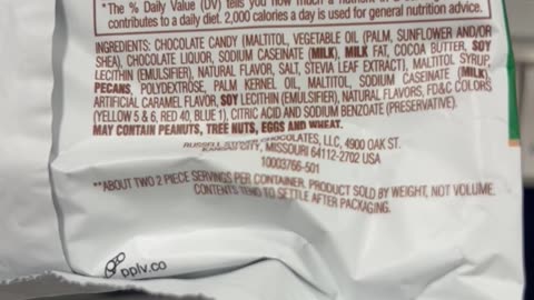 Why would Russell Stover have Red dye #40 in their stevia pecan delight chocolate?
