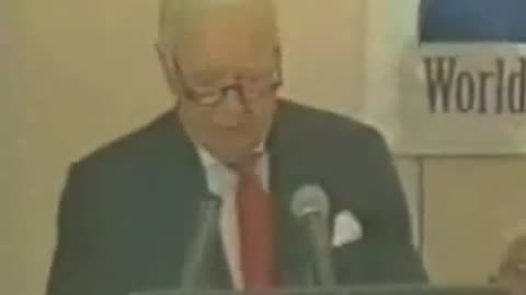 Walter Cronkite receives "Global Governance Award" from WFA