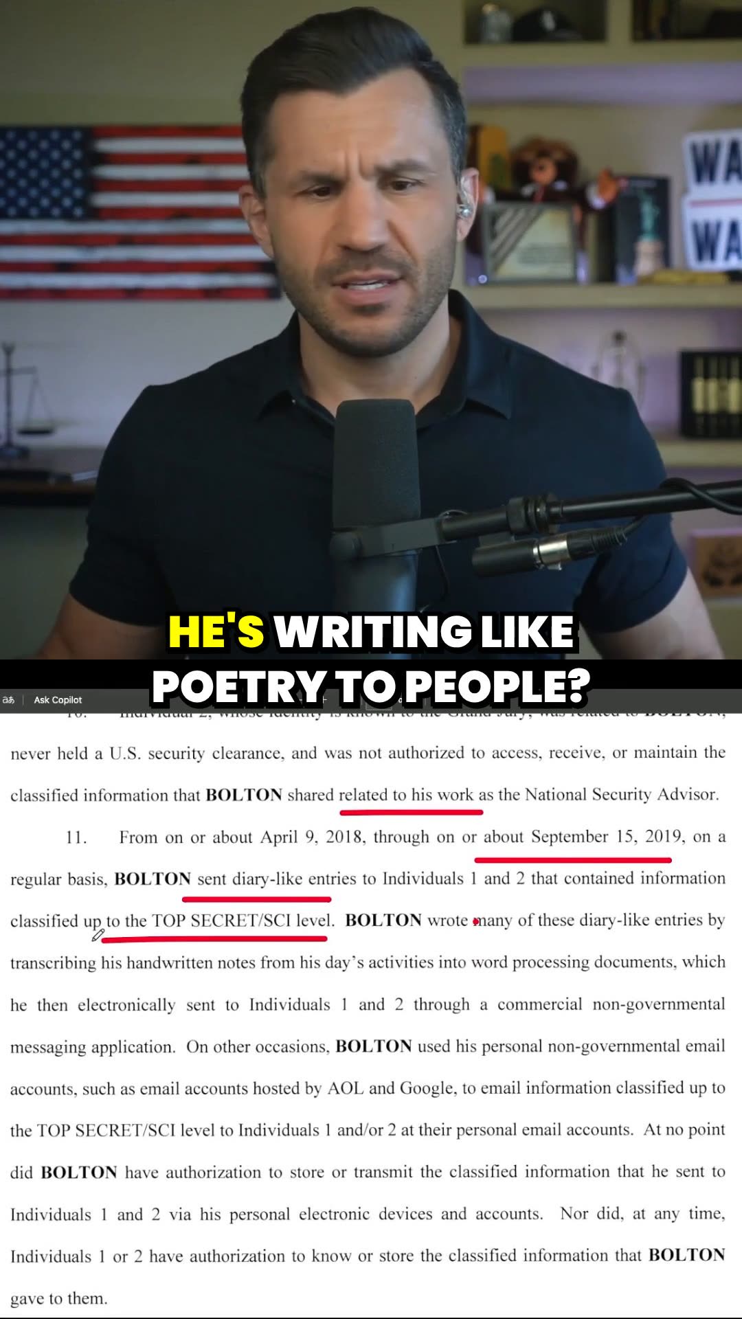 John Bolton LEAKED TOP SECRET Intel to His Own Family