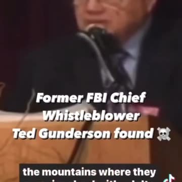 FBI Chief Ted Gunderson made this startling statement