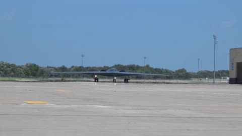 U.S. Air Force's B-2 "Spirit" bombers preparing for and returning from bombing Iran