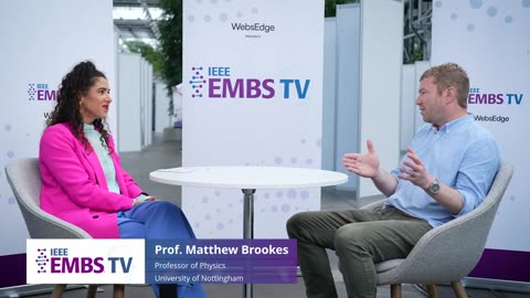 Wearable Quantum Brain Scanner with Prof. Matthew Brookes | EMBC 2025 Interview by EMBS TV