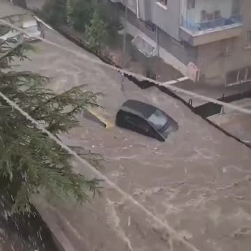 Floods in Ankara, the capital of Turkey