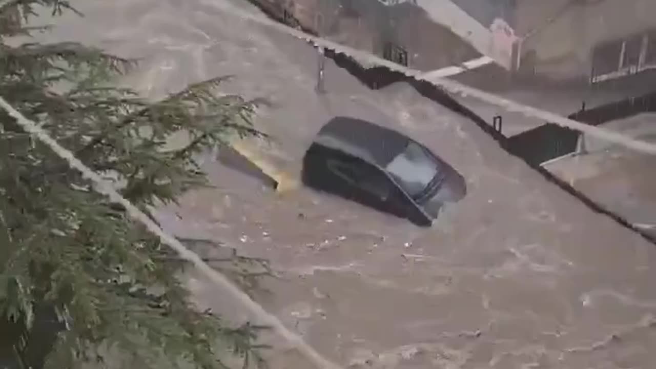 Floods in Ankara, the capital of Turkey
