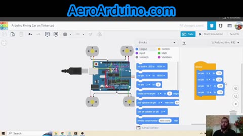 How I made My Kids #Arduino #Flying Car #Tinkercad Dream #Aviation #AeroArduino