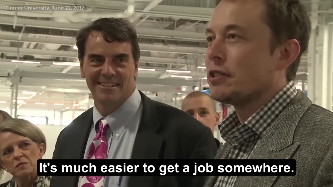 Elon Musk: If You Need Inspiring Words, Don’t Start a Company