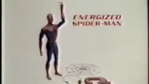 Energized Spiderman w/Motorized Web Climber by Remco TV Commercial from 1978