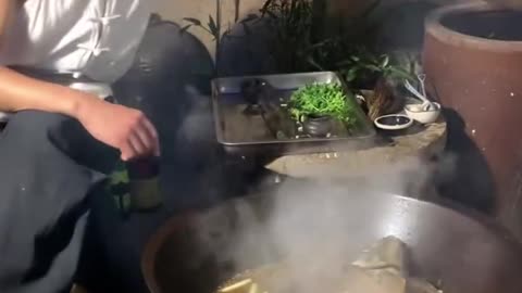 Amazing Unique Man Living In Country Side Cooking Natural Food