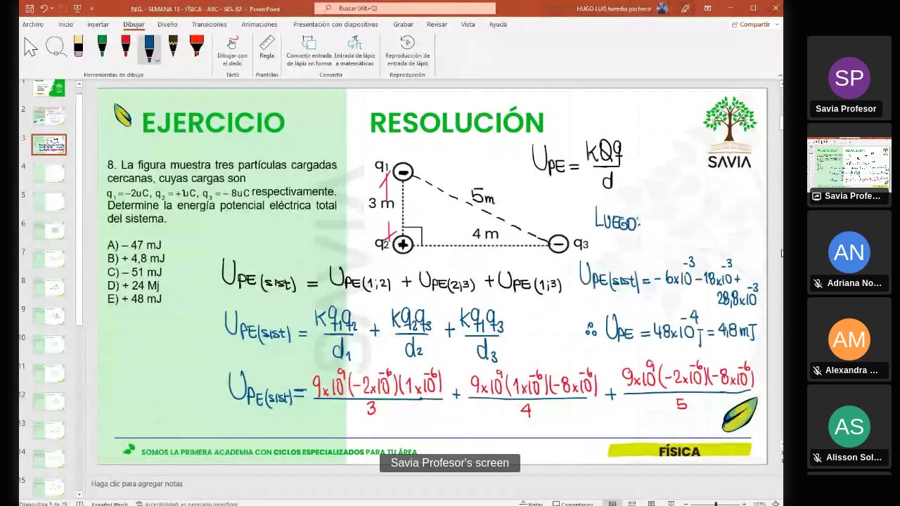 SAVIA SEMIANUAL 2024 | Semana 13 | Física S1