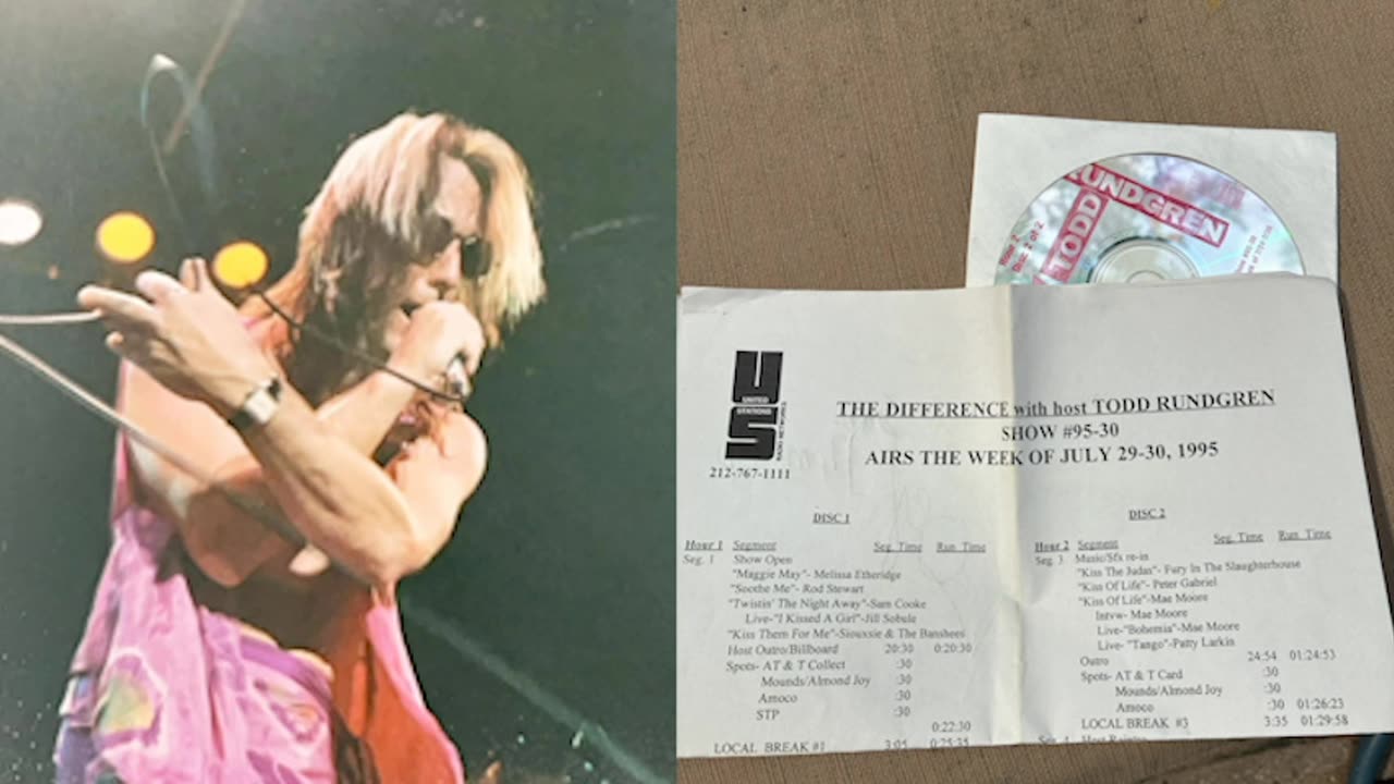 July 29-30, 1995 - 'The Difference with Todd Rundgren' (#95-30)