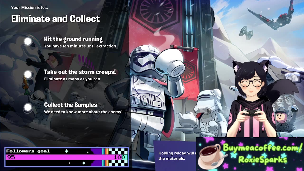 Playing some Fortnite STW. Getting some ventures done.