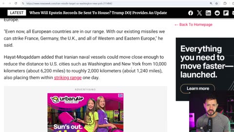 BREAKING: Iran Threatens Missile Attacks on US Cities