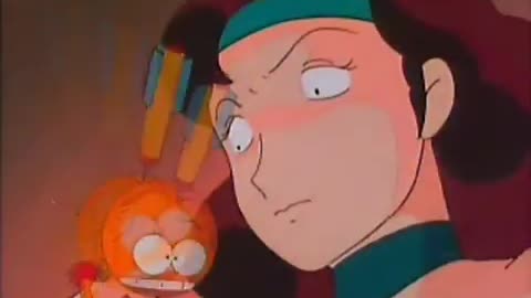 Urusei Yatsura - 05 F/f ep 35 dart accident spanking scene