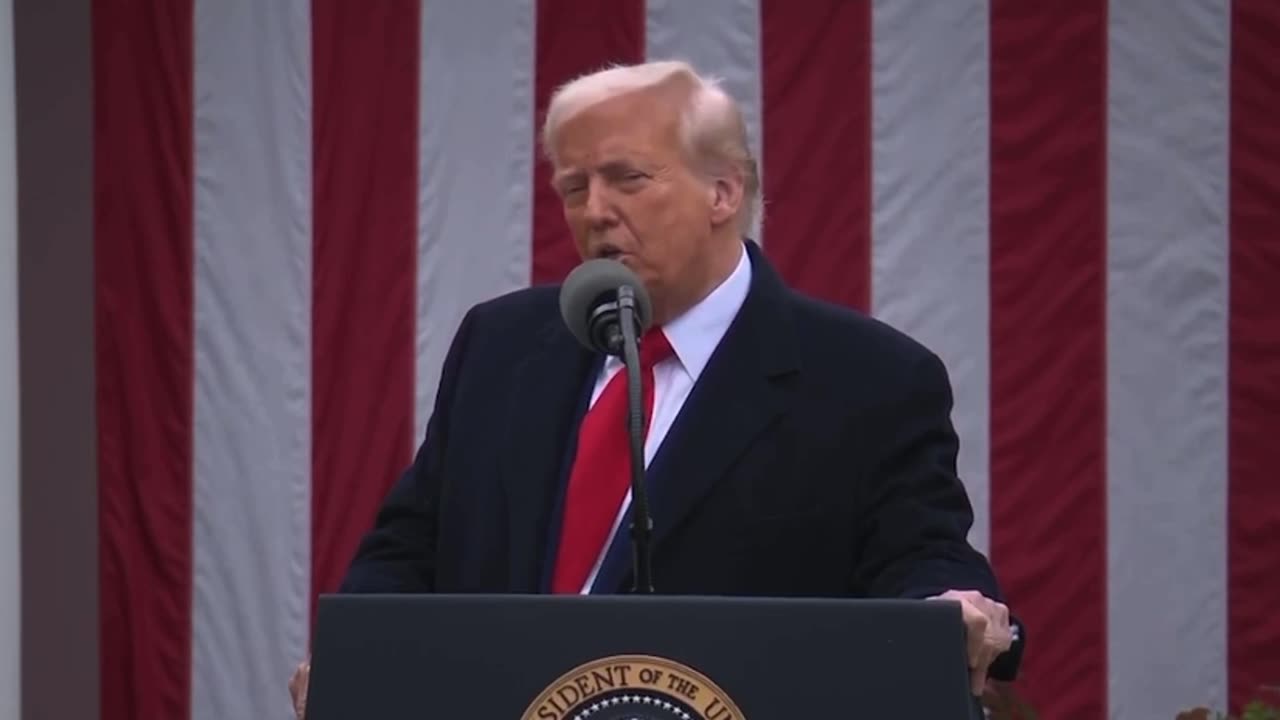Liberation Day - 4/2/2025 - POTUS explains why tariffs will replace income tax