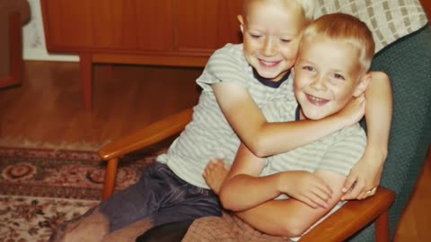 Bröderna Johnny och Jimmy på Ringvägen 22C i Landskrona