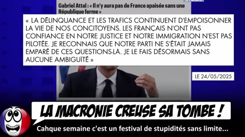 Marlène Schiappa vient CHOUINER, Gabriel Attal AVOUE TOUT, députés VOLEURS...La macronie en folie !