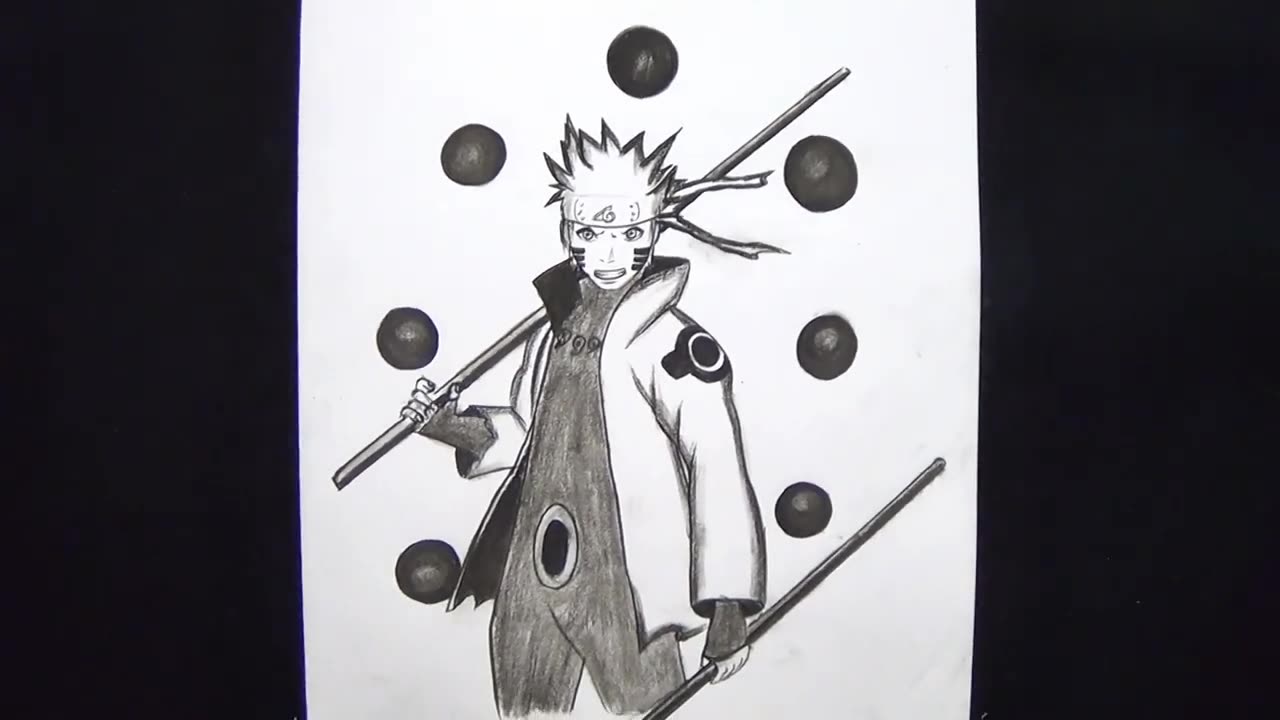 🔥 How to Draw Naruto – Six Paths Sage Mode | Step-by-Step Anime Drawing ...