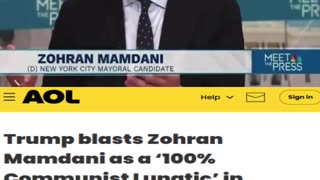 Trump blasts Zohran Mamdani as a ‘100% Communist Lunatic’