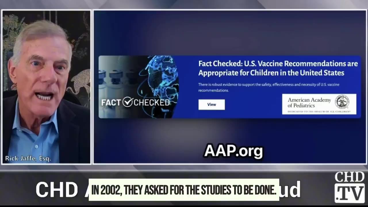 The vaccine schedule has never been proven to be safe.