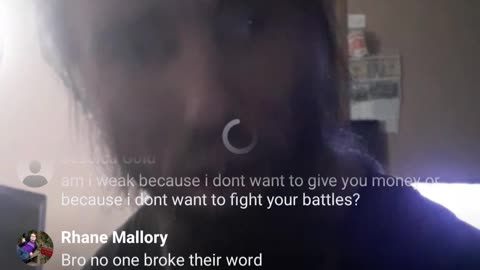 Cyraxx livestream on FB. "18 minutes of Chance attacking ppl in his chat". 7/16/2025.