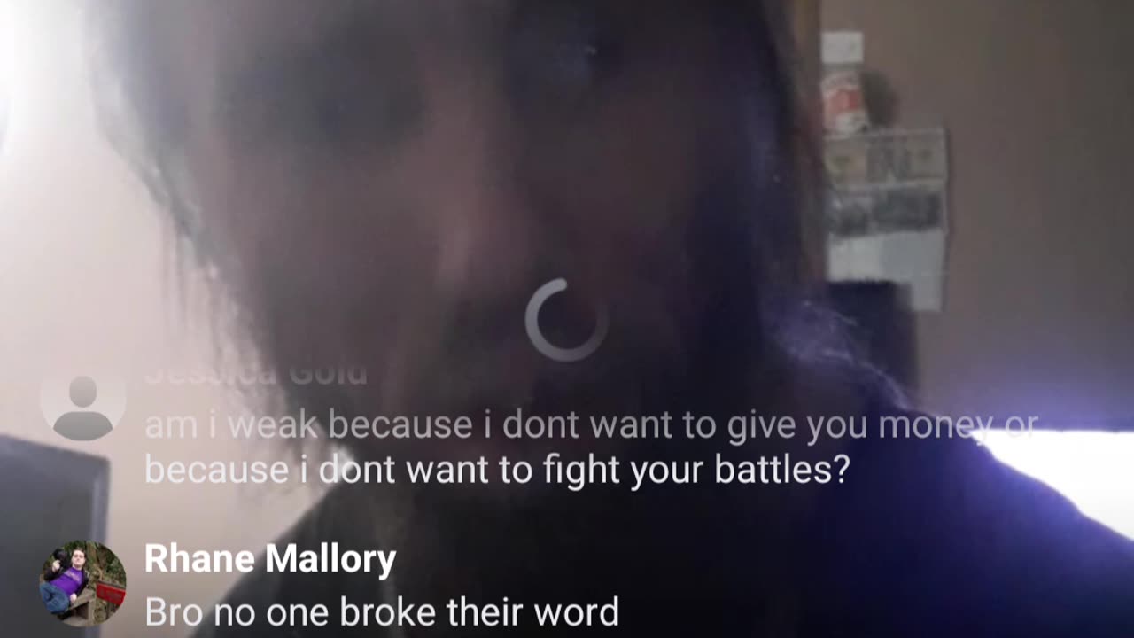 Cyraxx livestream on FB. "18 minutes of Chance attacking ppl in his chat". 7/16/2025.