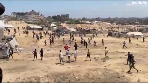 Aerial footage filmed by ITV News shows the scale of Gaza's destruction