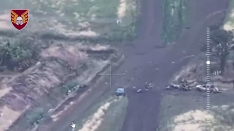 💥🚗 Ukraine Russia War | Ukrainian FPV Drone Strikes Russian Ammunition Transport | RCF