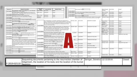 Fact Check: Public FOIA Log Does NOT Show Hillary Clinton Requesting 'Gilgamesh' And 'Nephilim' Docs