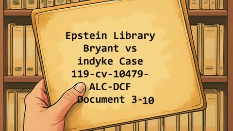 Epstein Library Bryant vs indyke Case 119-cv-10479-ALC-DCF Document 3-10