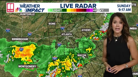 Storms pass out of metro Atlanta after early Sunday severe warnings | Georgia weather