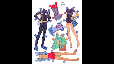 1983 Sunsational Malibu Barbie Paper Doll Book No Sound, Historical Reference