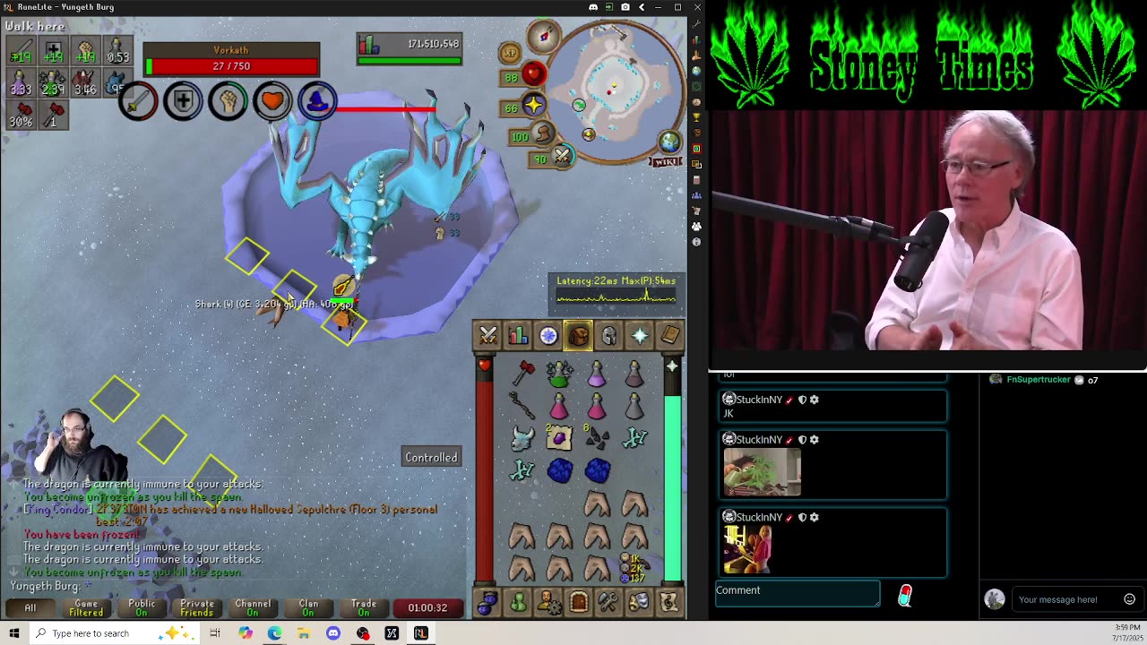 Burg's Lounge.. Scape n' Chill 7-17 #Live #Cannabis #420 #OSRS